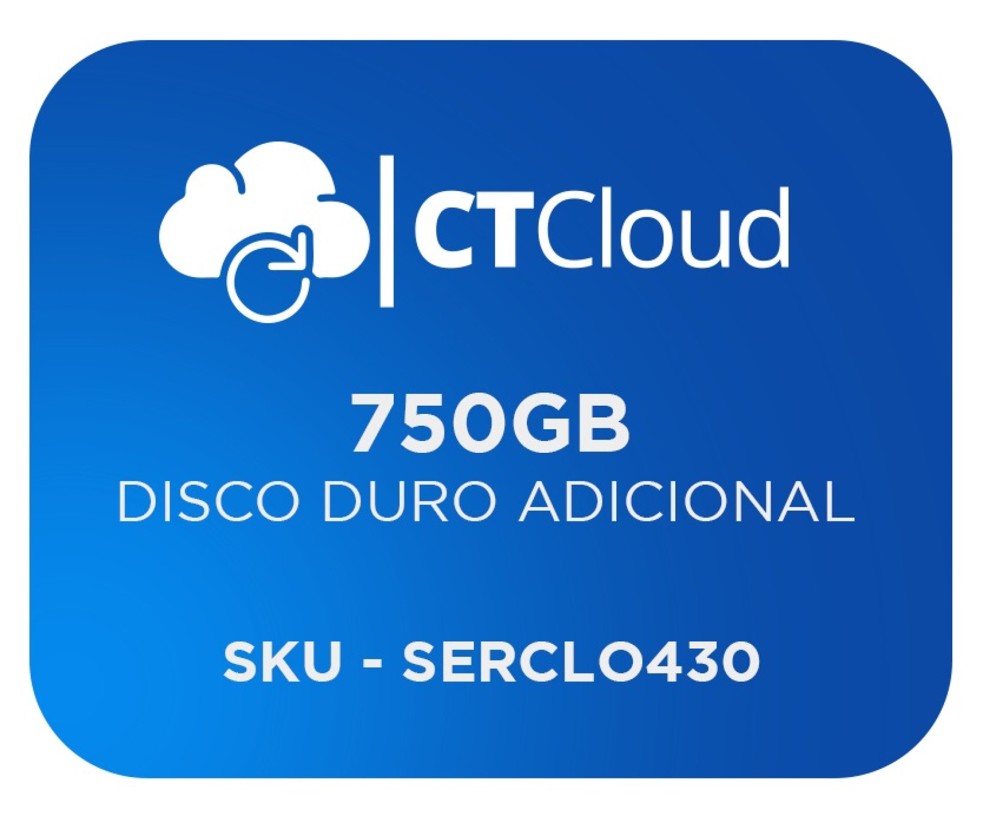 Servidor Virtual en la Nube CT Cloud NCST750 – Servicio de Nube, Servidor Virtual, 740 GB