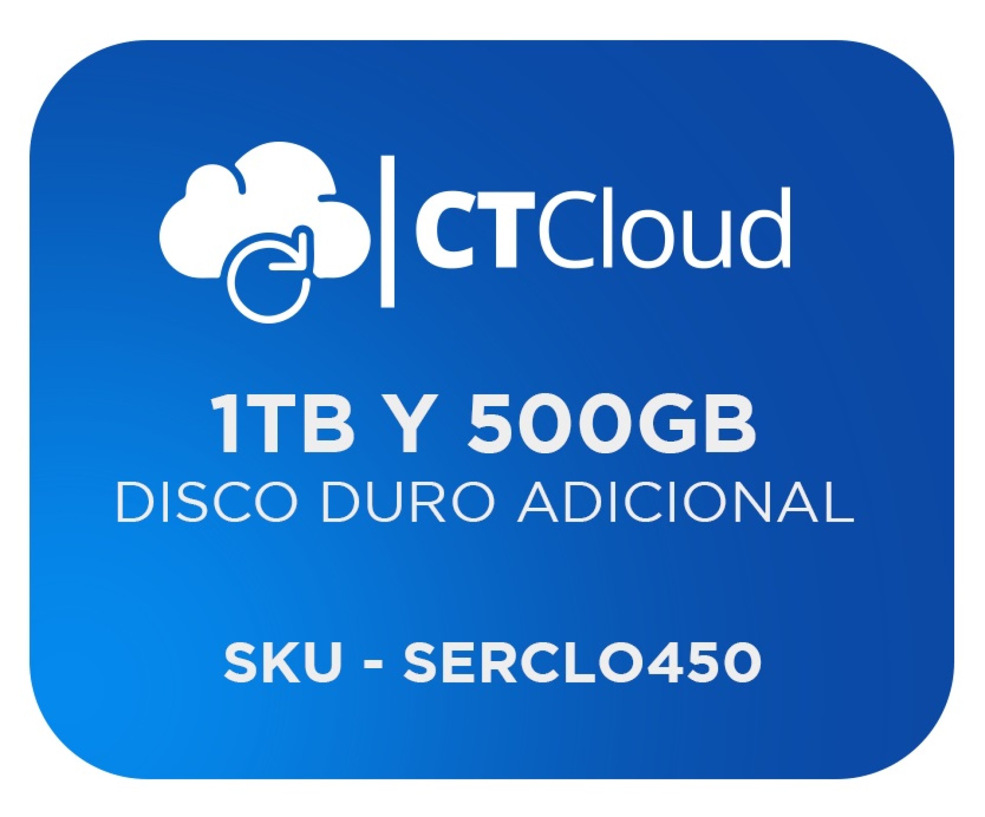 Servidor Virtual en la Nube  CT Cloud NCST1500 – Servicio de Nube, Servidor Virtual, 1tb y 500gb