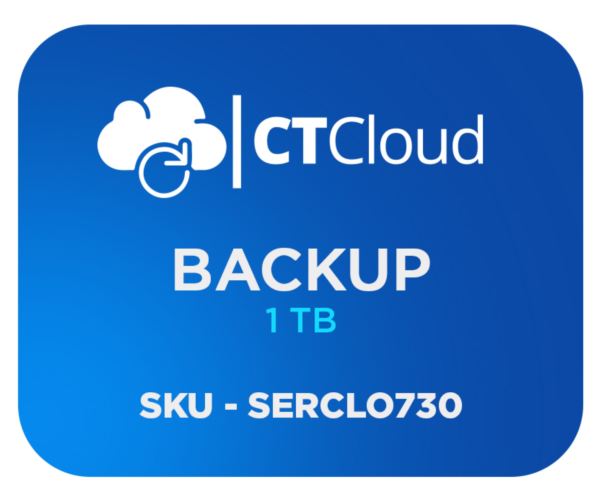 Backup en la Nube CT Cloud NCBU1TB – Servicio de Nube, 1 TB