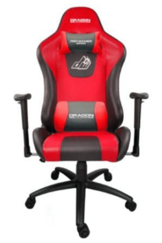 Silla Gamer Ergonómica Dragon XT Modelo Racing Descansabrazos 2D Color Rojo-Negro NE-460R –