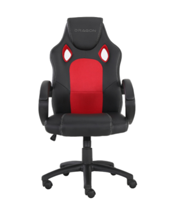 Silla Gamer Ergonómica Modelo Shenron Color Negro-Rojo NE-463NR –