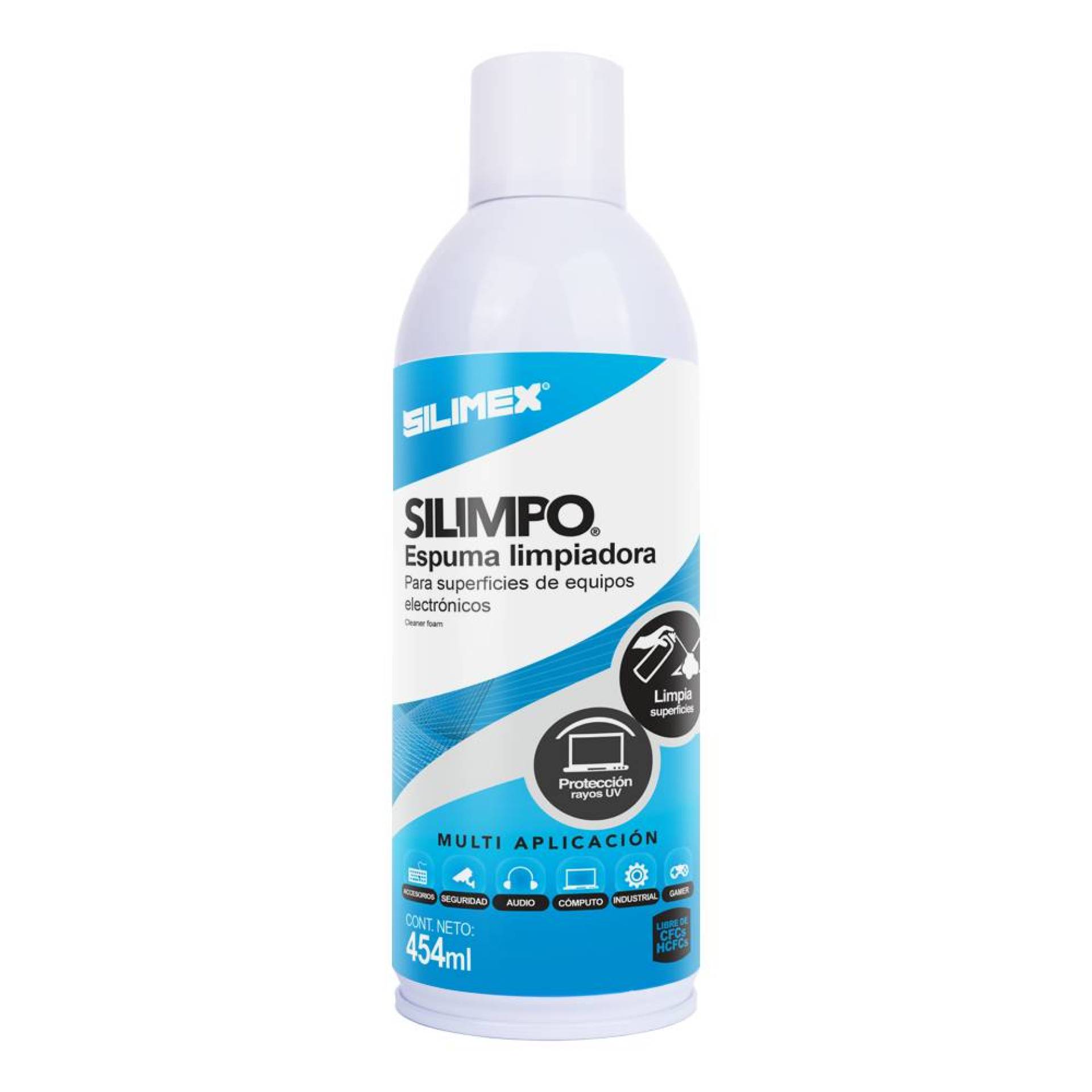 Espuma Limpiadora SILIMEX – Azul, Espuma