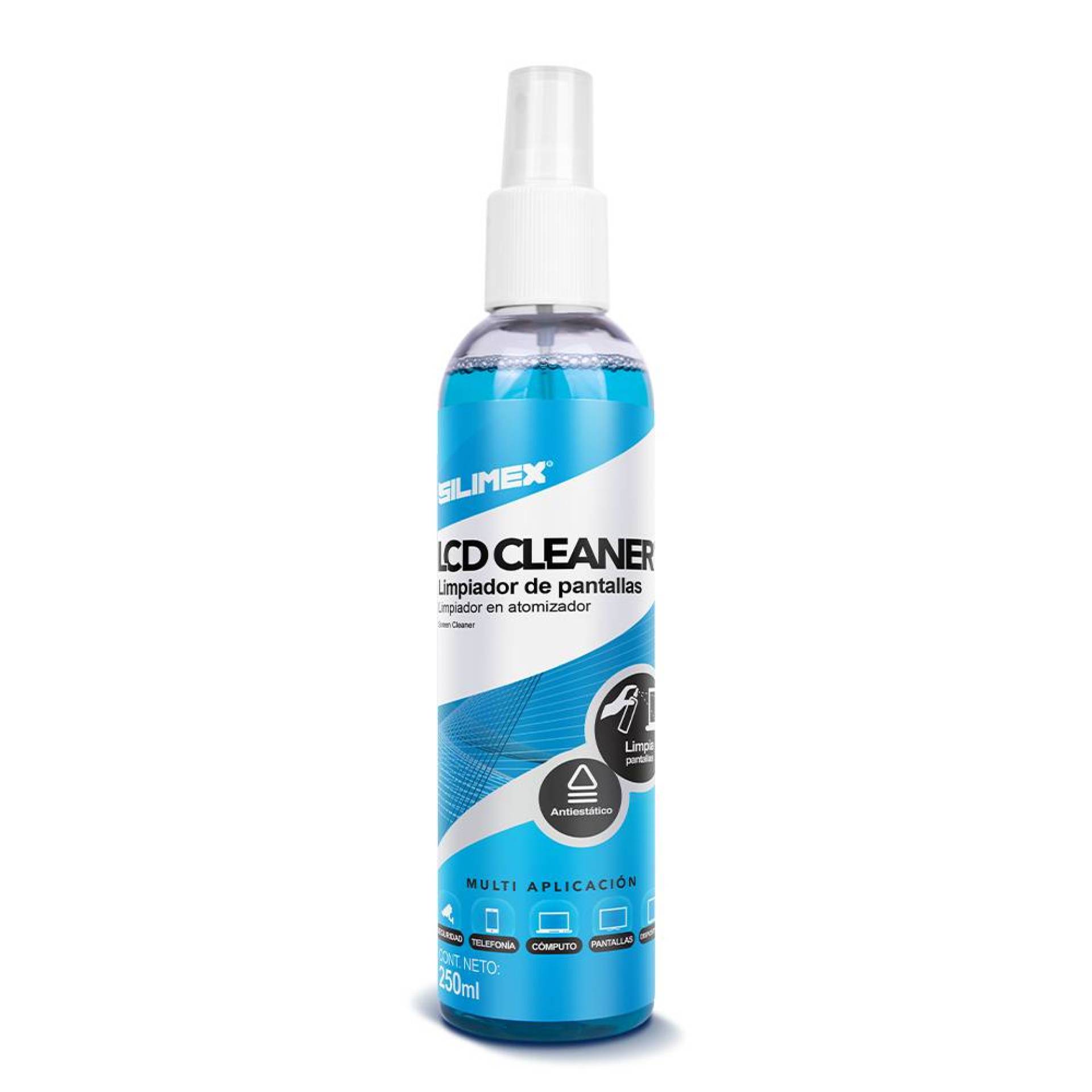Limpiador antiestático SILIMEX – Atomizador, 250 ML