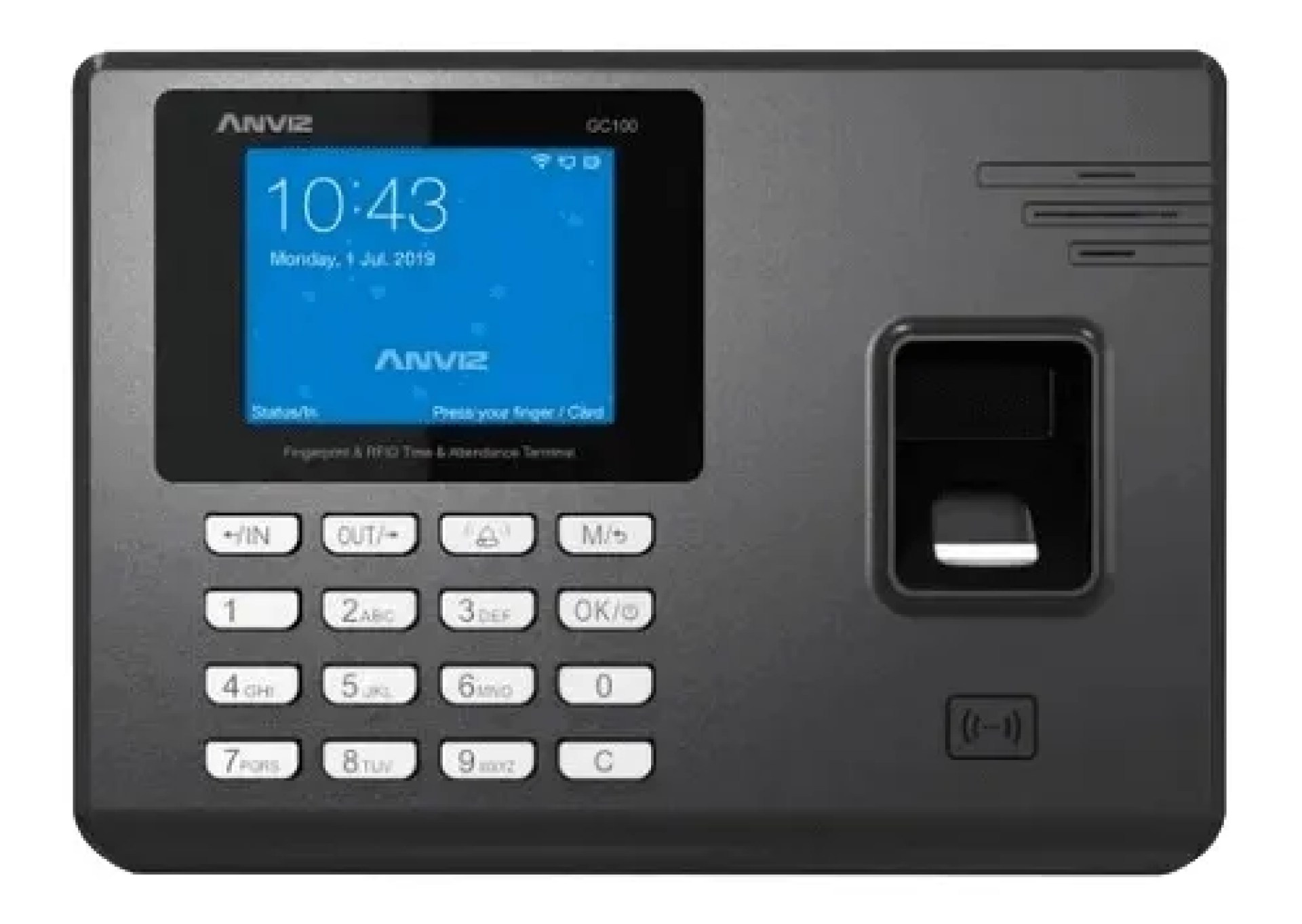 Control de Acceso y Asistencia Anviz AN-GC150 – Negro, Si