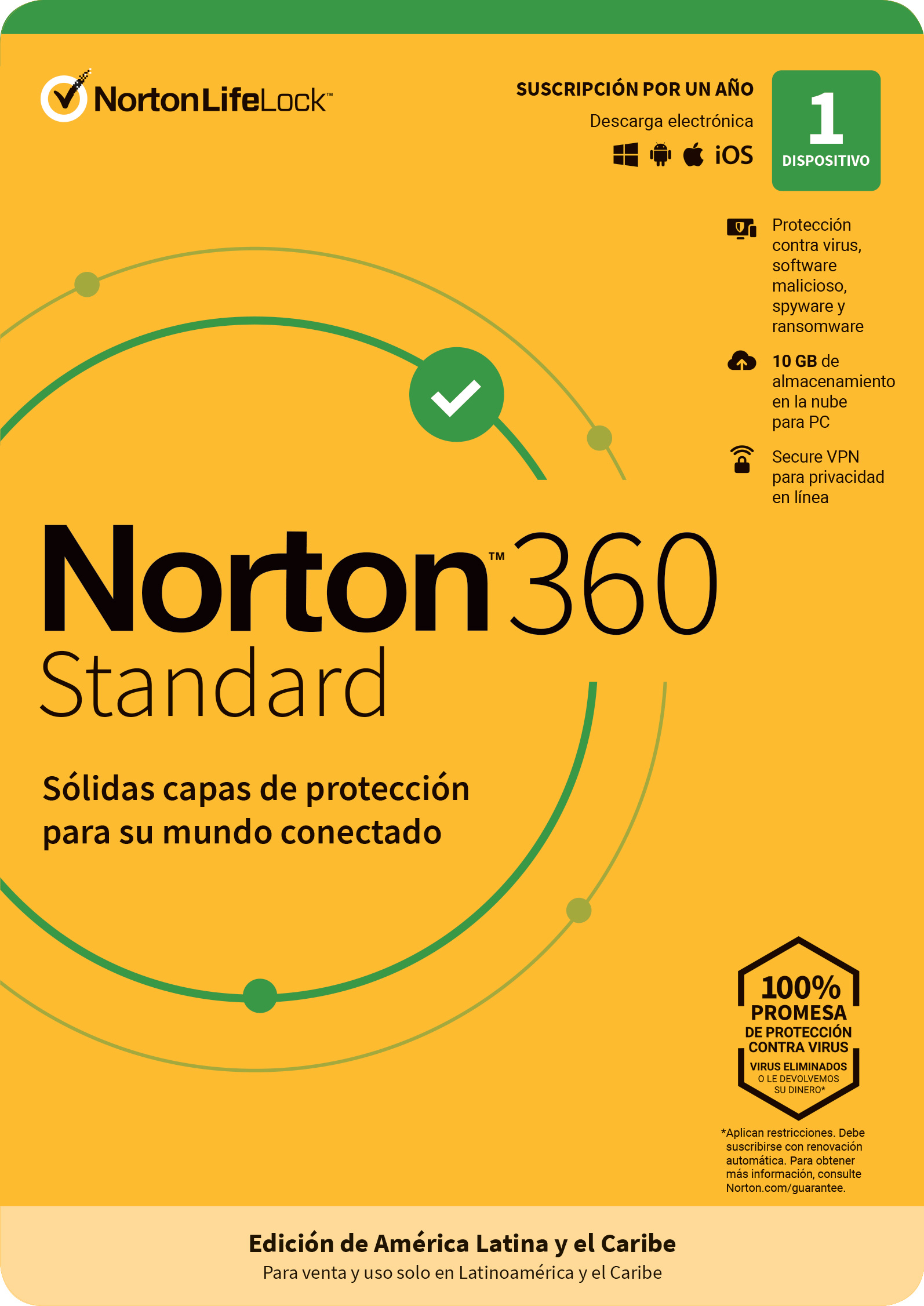 Norton 360 Standard Internet Sec 1L 1A –