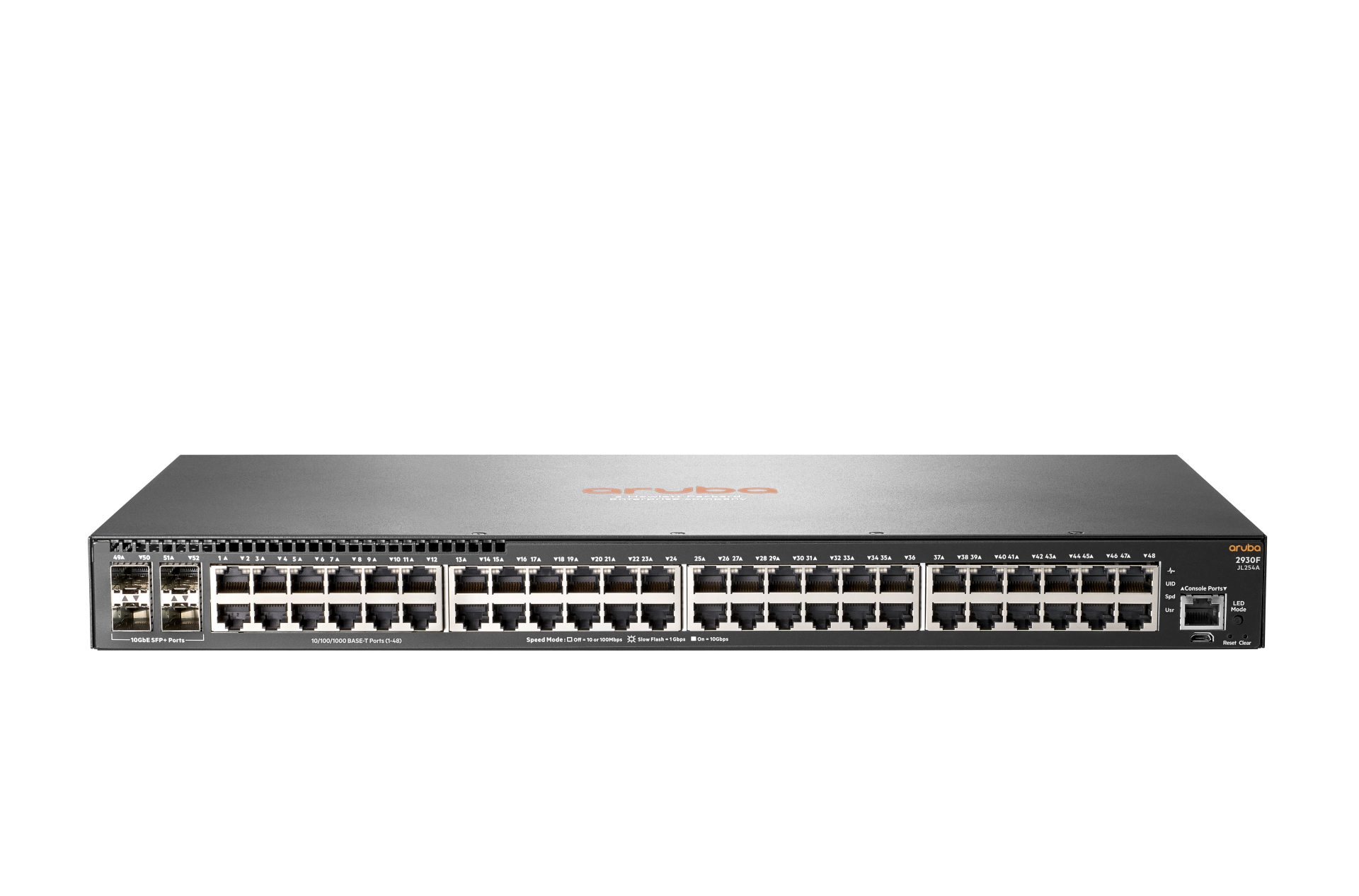 Switch ARUBA 2930F 48G 4SFP+ – Plata, 48