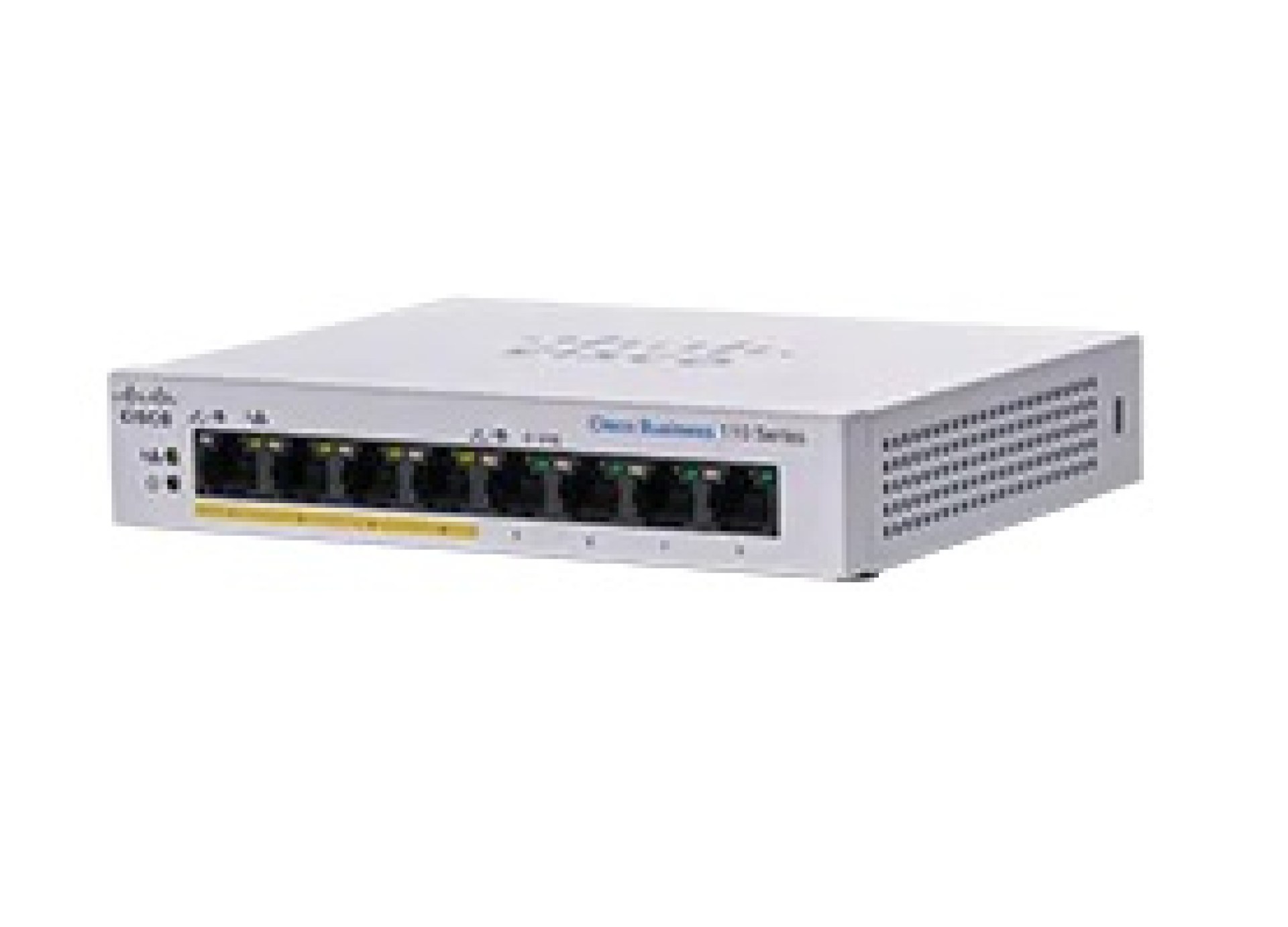 Switch CISCO CBS110-8PP-D-NA – Plata, 8