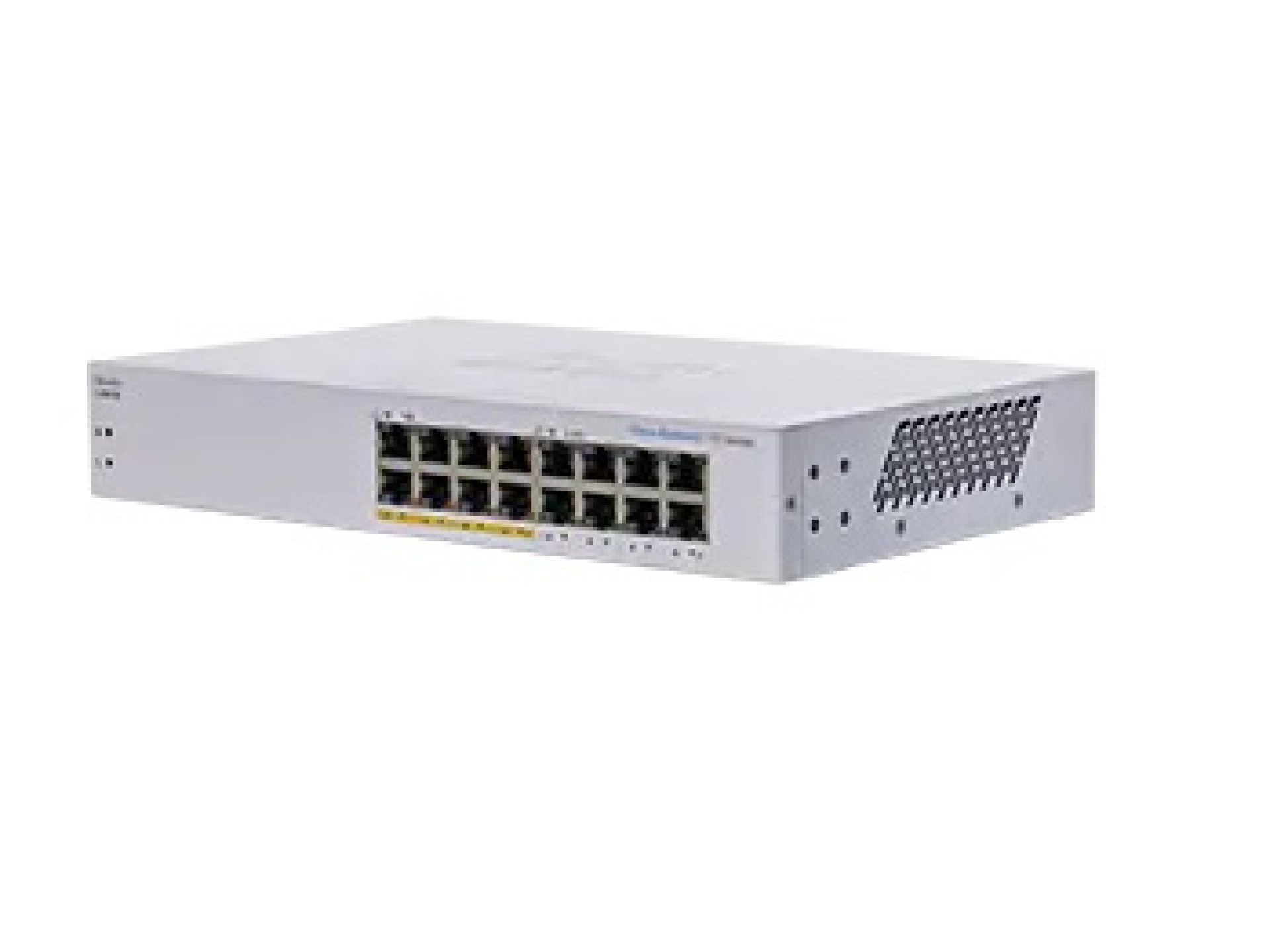 Switch CBS110-16PP-NA Cisco – No Administrable 16 puertos 10/100/1000 (de los cuales 8 soportan PoE con 64W)