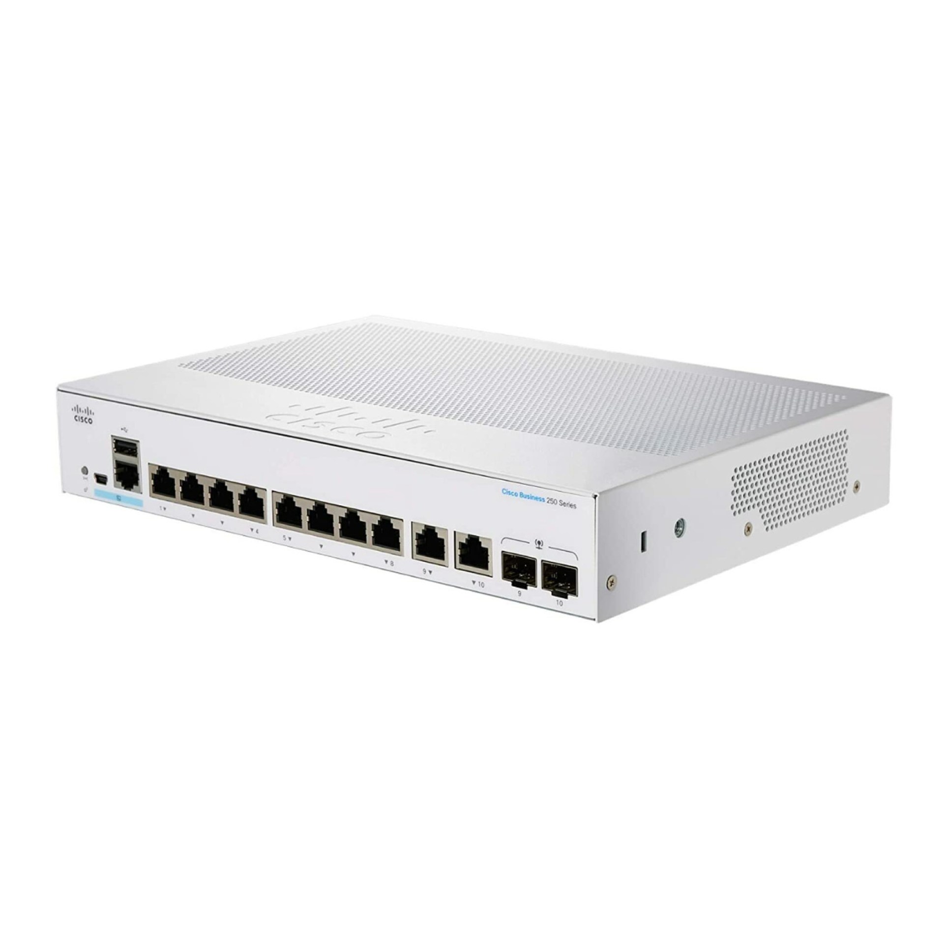 Switch CISCO CBS250-8PP-E-2G-NA – Blanco, 8
