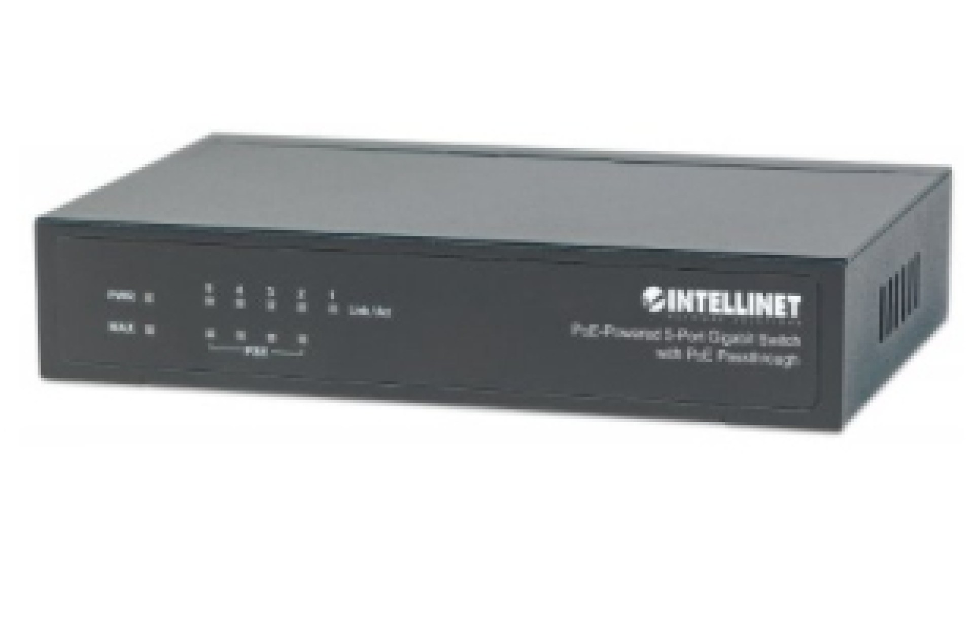 561082 Switch con 5 puertos Gigabit alimentado por PoE – Duplica la distancia de conexión entre una fuente PoE y un dispositivo de 100m a 200m