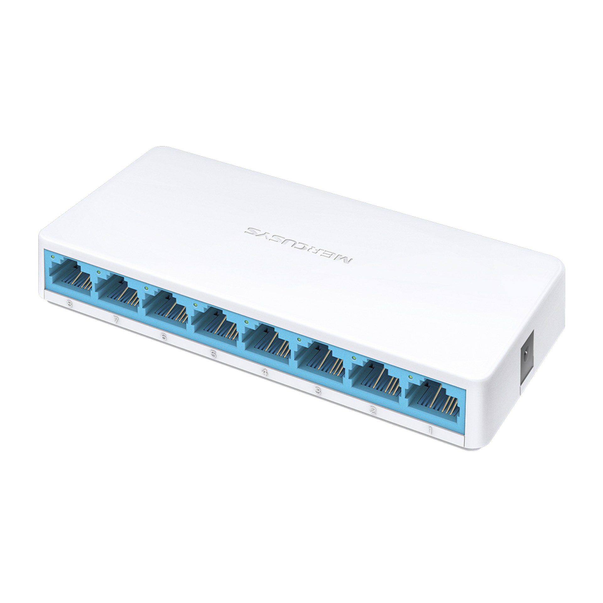 SWITCH MERCUSYS MS108 DE 8 PUERTOS DISEÑO COMPACTO Y FÁCIL INSTALACIÓN PARA USO EN ESCRITORIO –