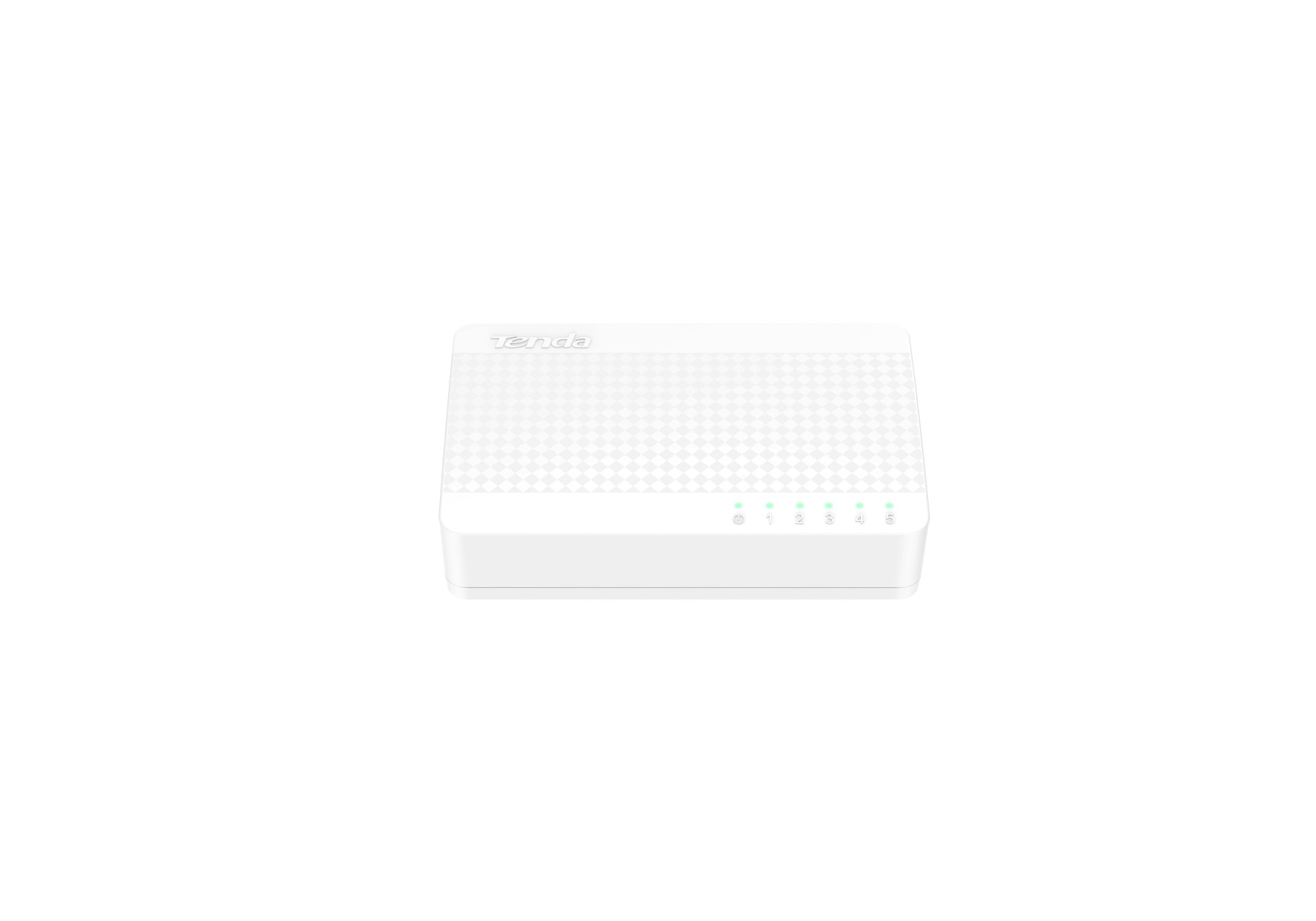 Switch TENDA S105 – Color blanco, 5 puertos, RJ-45