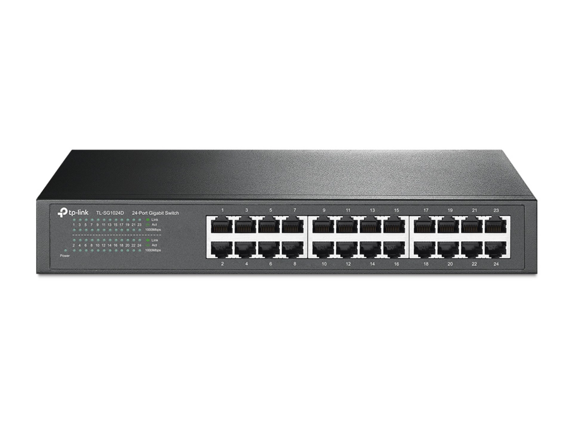 Switch TP-LINK TL-SG1024D – Gris, 14, 6 W