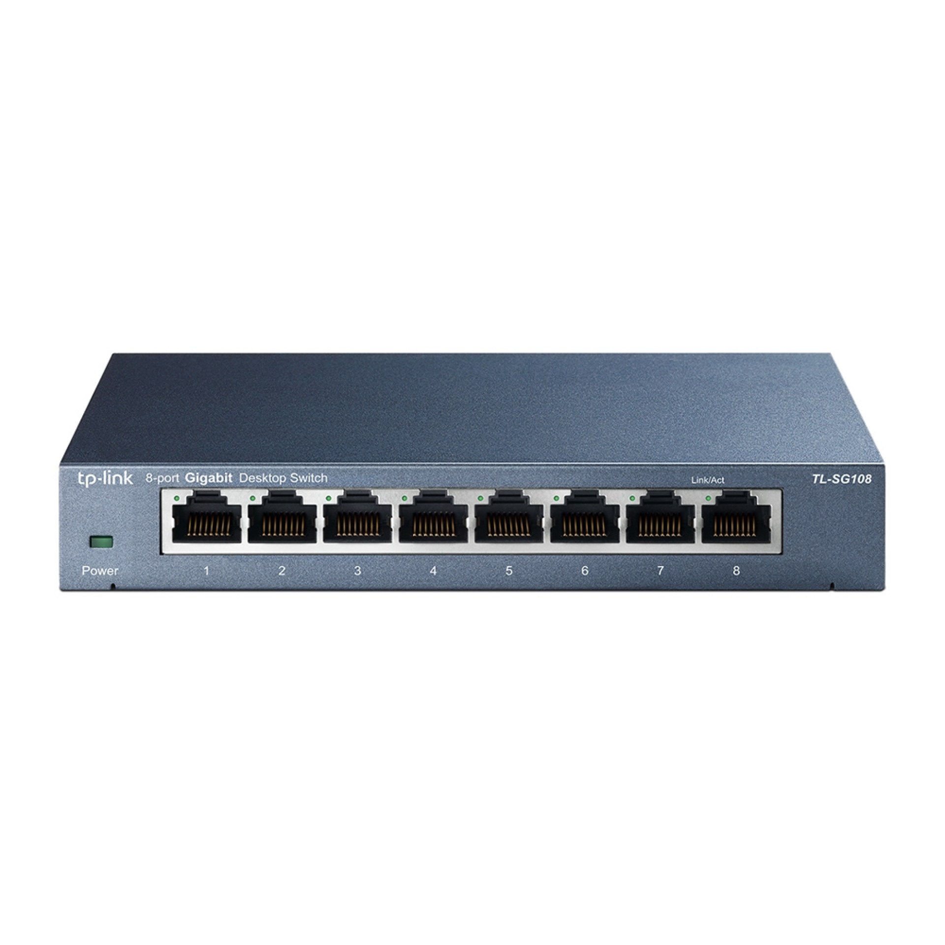 Switch  TP-LINK TL-SG108 – Negro, 8, 10/100/1000 Base-T(X)