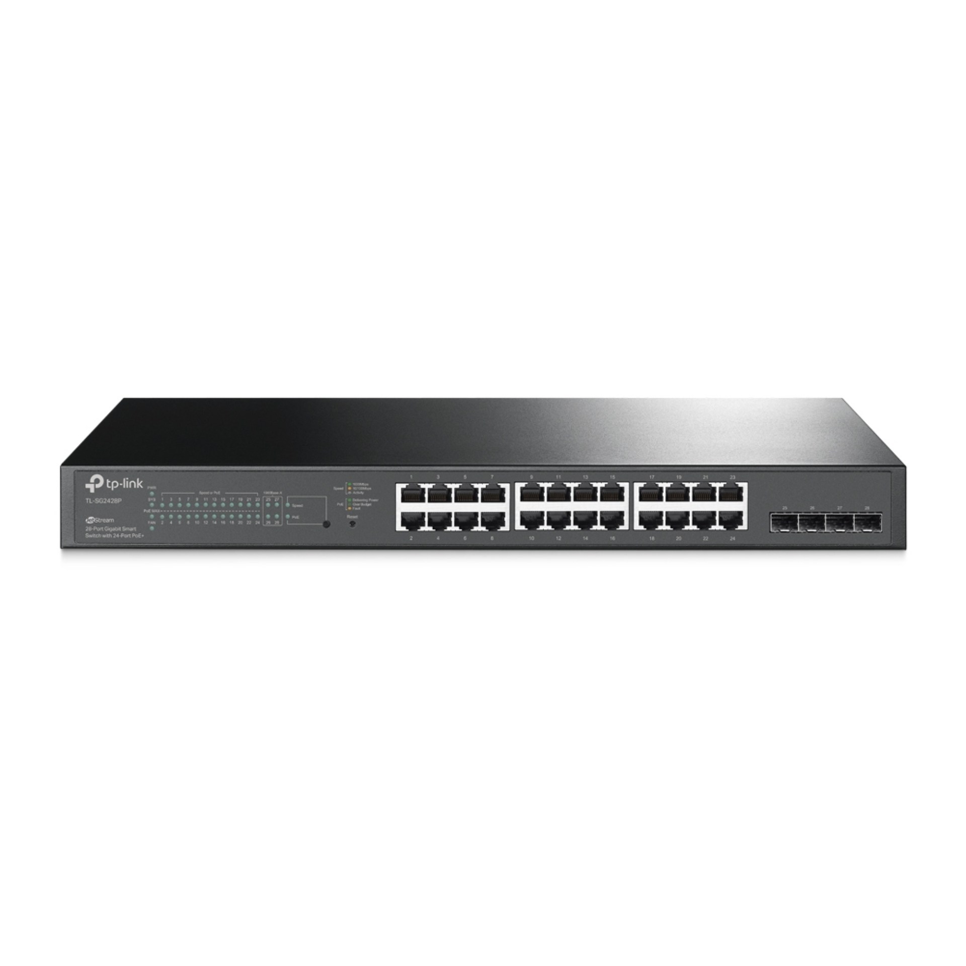 Switch TP-LINK SG2428P (TL-SG2428P) – Negro, 250 W
