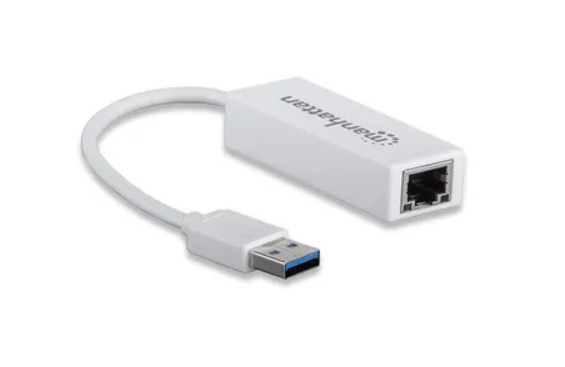 506847 Adaptador USB 3.0 a RJ-45 GB Ethernet – Agrega una conexión de red Gigabit de alta velocidad a computadoras potátiles.