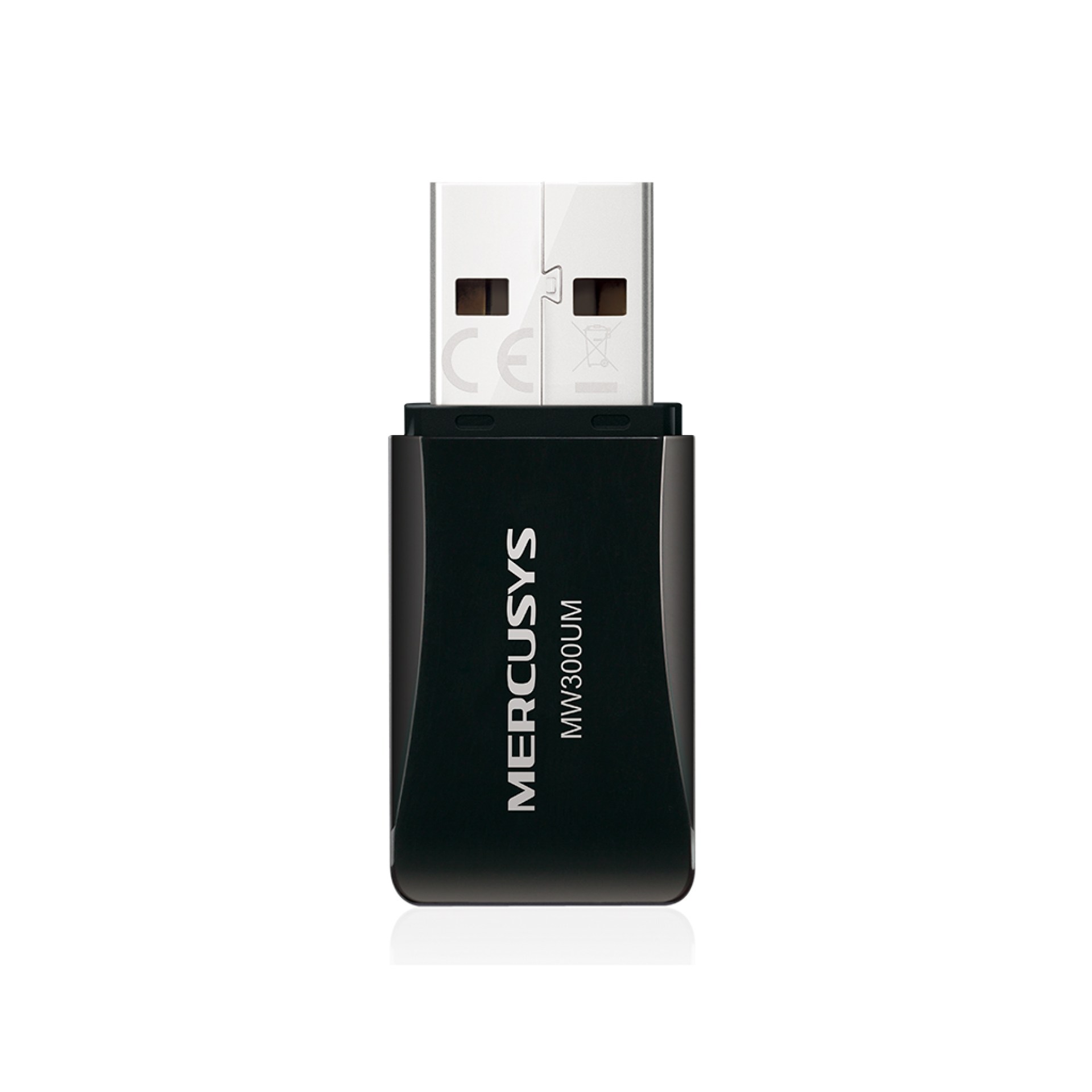 ADAP. MINI USB INALÁMBRICO DE 300MBPS MERCUSYS MW300UM PARA CONECTAR MÁS DISPOSITIVOS DE MANERA CONFIABLE –