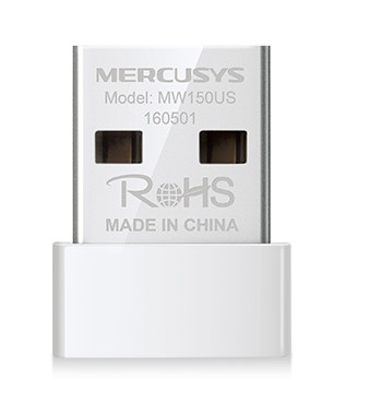 ADAP. NANO USB INALÁMBRICO N150150MBPS MERCUSYS MW150US DISEÑO COMPACTO Y SOLUCIÓN CONVENIENTE –