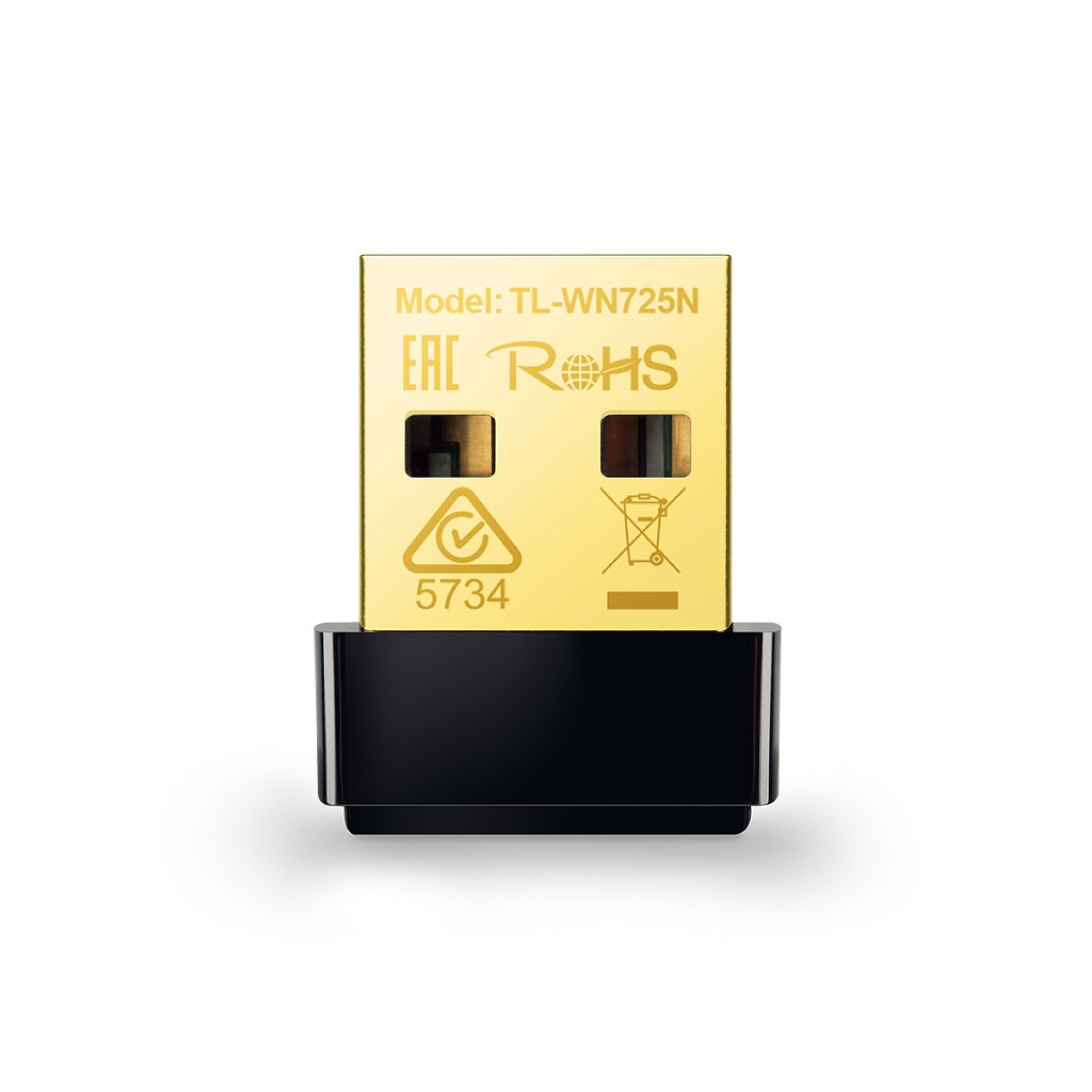 Adaptador USB Nano TP-LINK inalámbrico TL-WN725N – USB, 150 Mbit/s, Negro