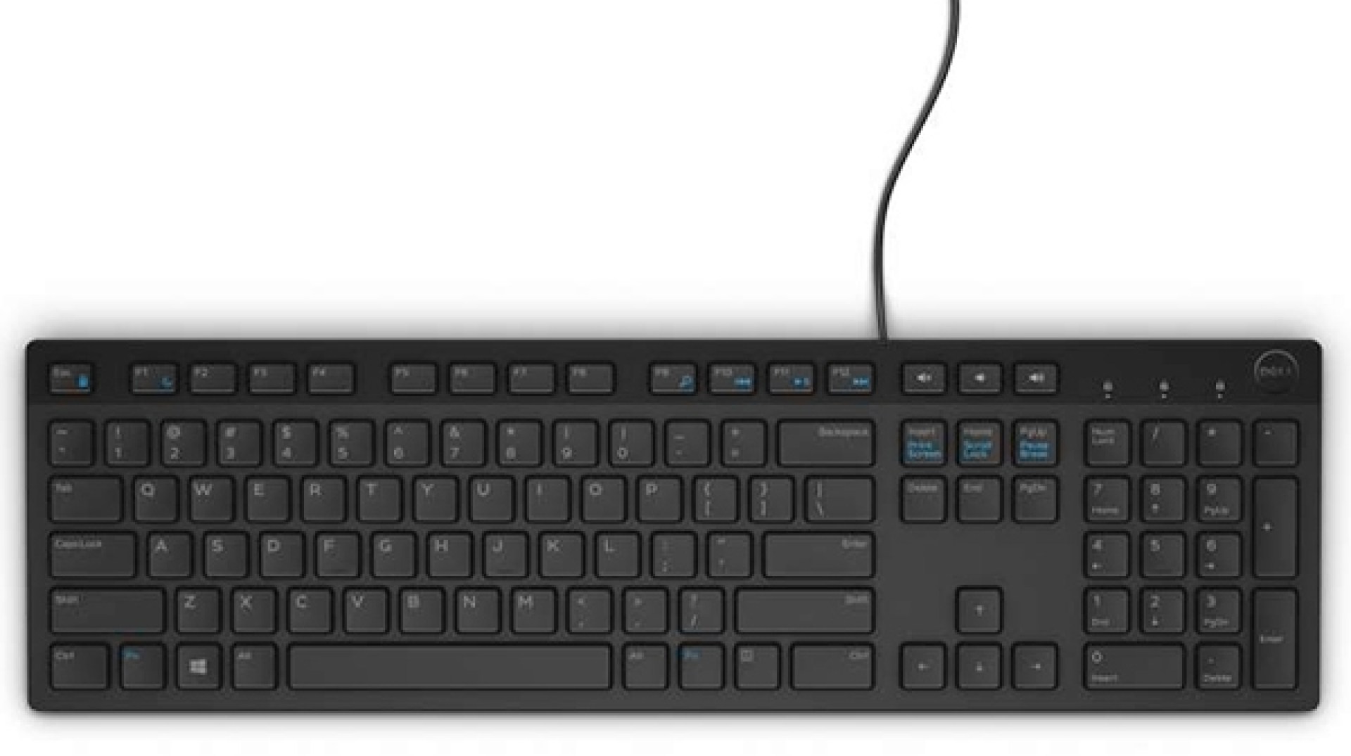 Teclado DELL 580-ADRC – USB, Negro, Alámbrico, En Español