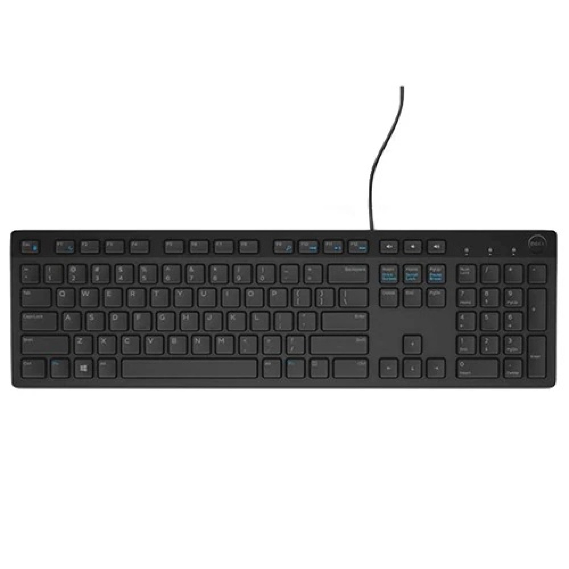 Teclado DELL KB216 (Inglés) – USB, Negro, PC/server, Alámbrico