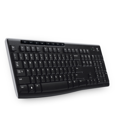 Teclado Inalámbrico LOGITECH K270 – RF inalámbrico, Inalámbrico, PC/server, Negro