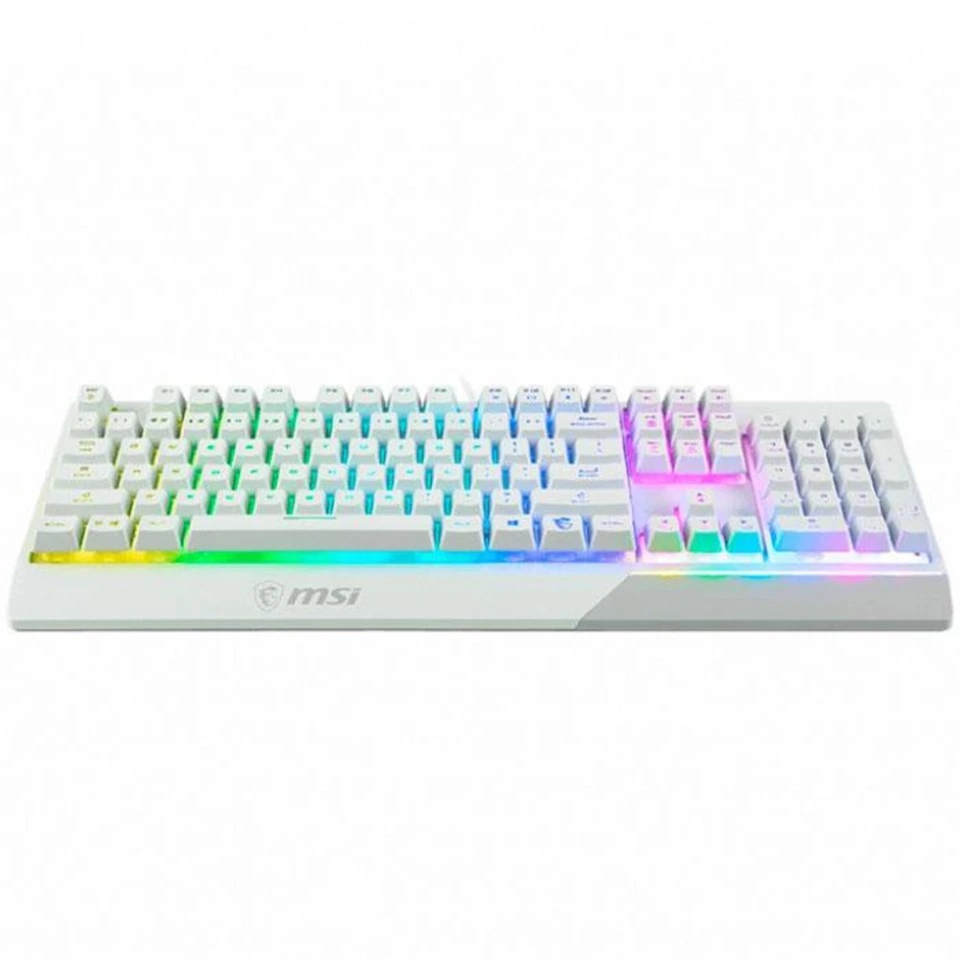 Teclado Gamer  MSI VIGOR GK30 WHITE – Blanco
