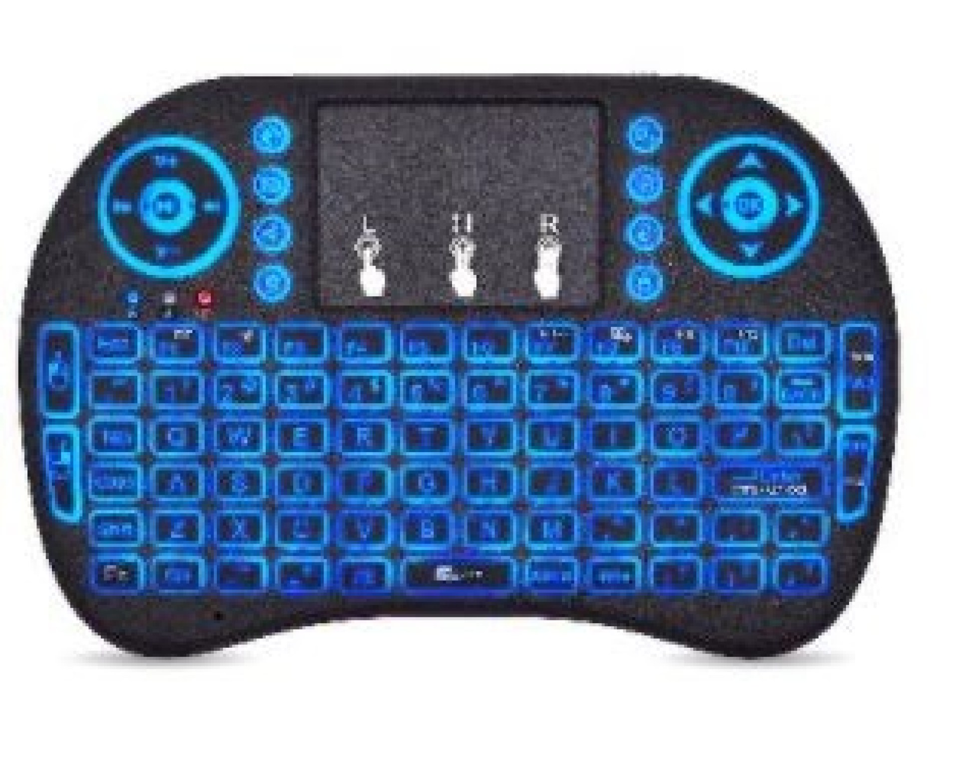 Teclado Mini Inalámbrico – Recargable, Iluminado RGB  (963814), Brobotix.