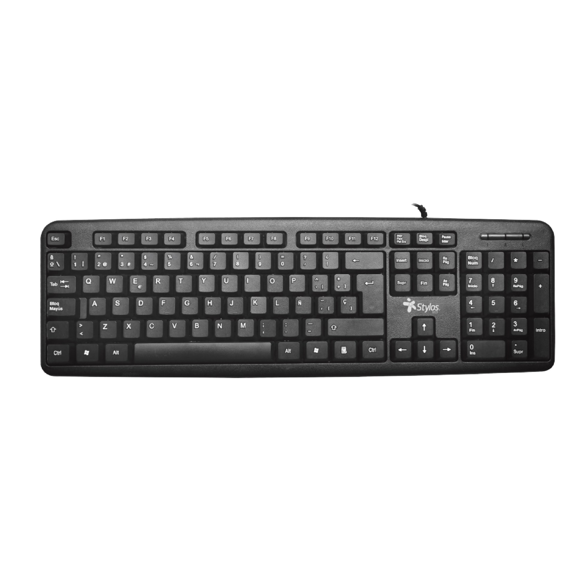 Teclado Alambrico Stylos. STPTEC5B –