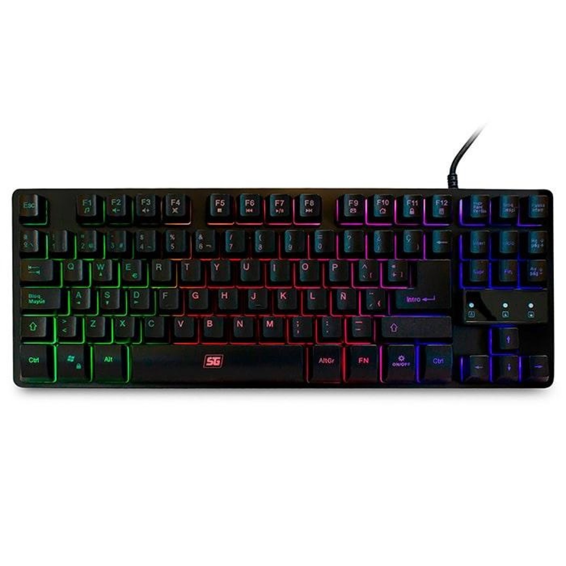 Teclado Iluminado RGB Gamer VORAGO KB-503 USB Anti ghosting –