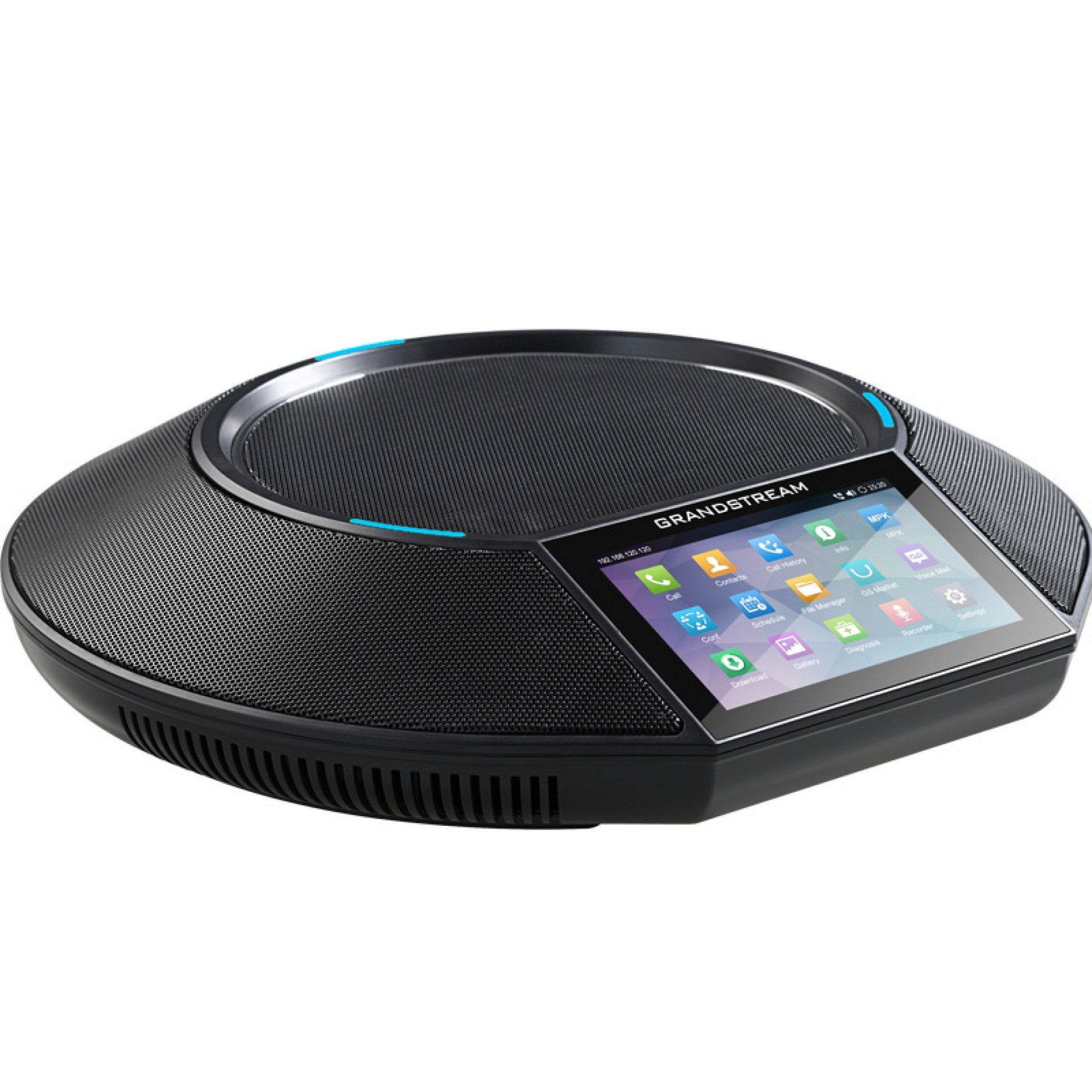 Telefono IP Empresarial para conferencia – 6 lineas con 6 cuentas SIP, conferencia de 7 vias, Bluetooth, WiFi, pantalla táctil, Poe