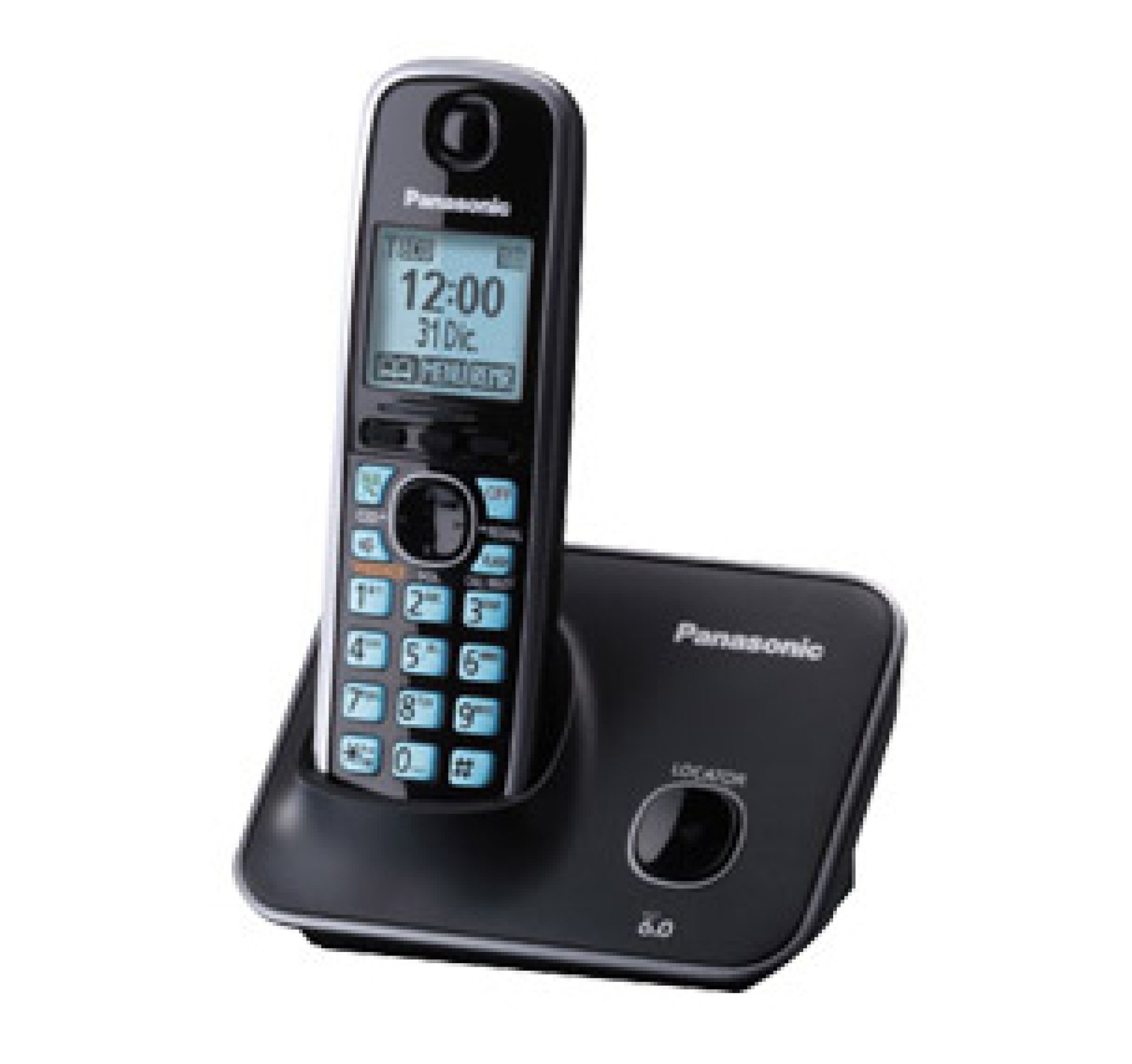 Teléfono Inalámbrico PANASONIC KX-TG4111MEB – Negro, Si, Si