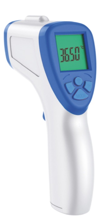 Termómetro infrarrojo modelo R6 – Marca Bing Zun . Tiempo de medición de 1 segundo y precisión