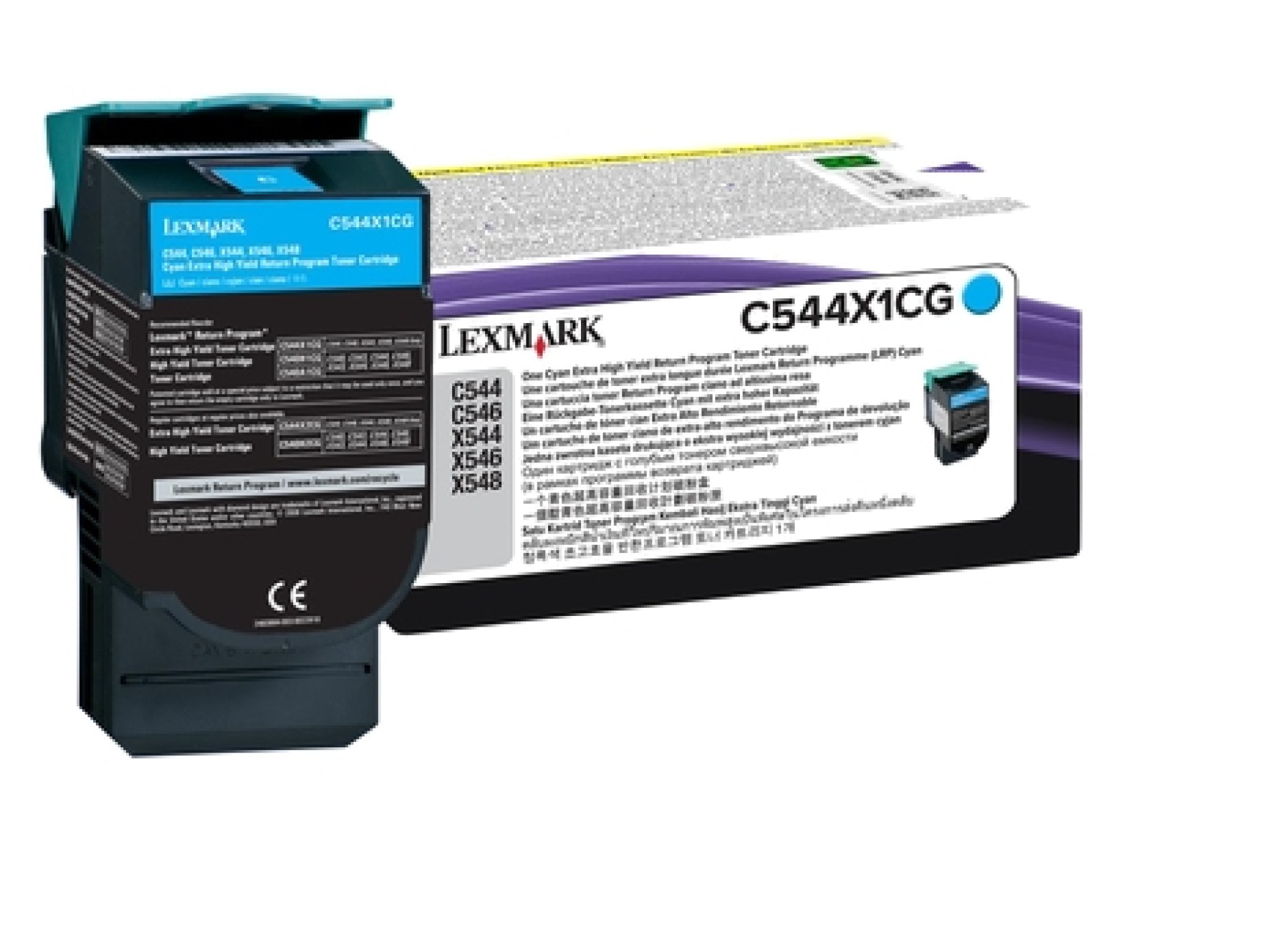 Cartucho tóner LEXMARK – 30000 páginas, Cian, Laser