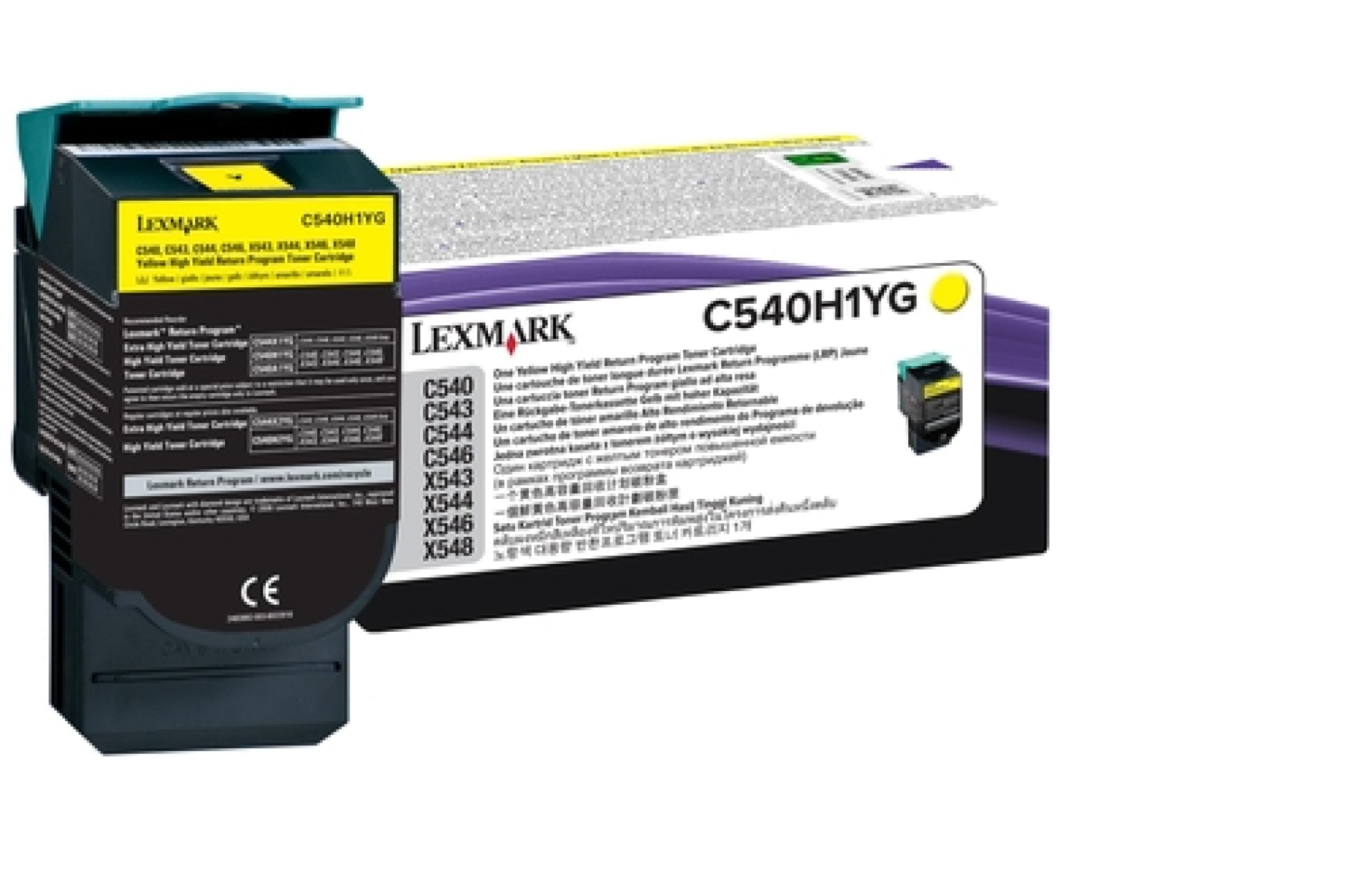 Cartucho tóner LEXMARK – 2000 páginas, Amarillo, Laser
