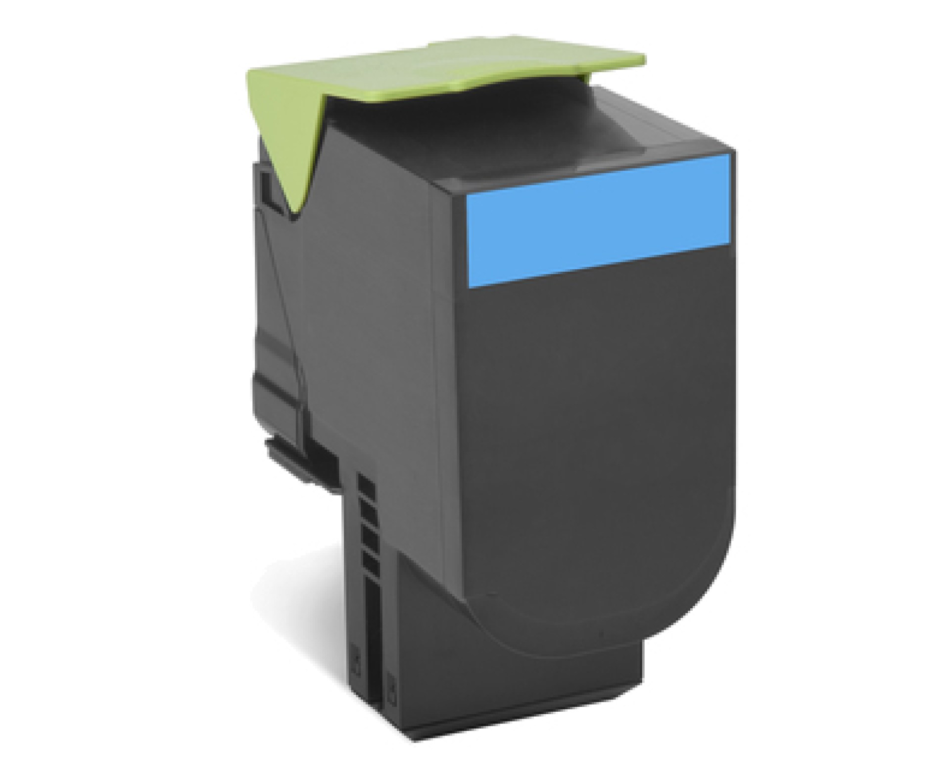 Cartucho tóner LEXMARK – 4000 páginas, Cian, Laser, Negro, Verde