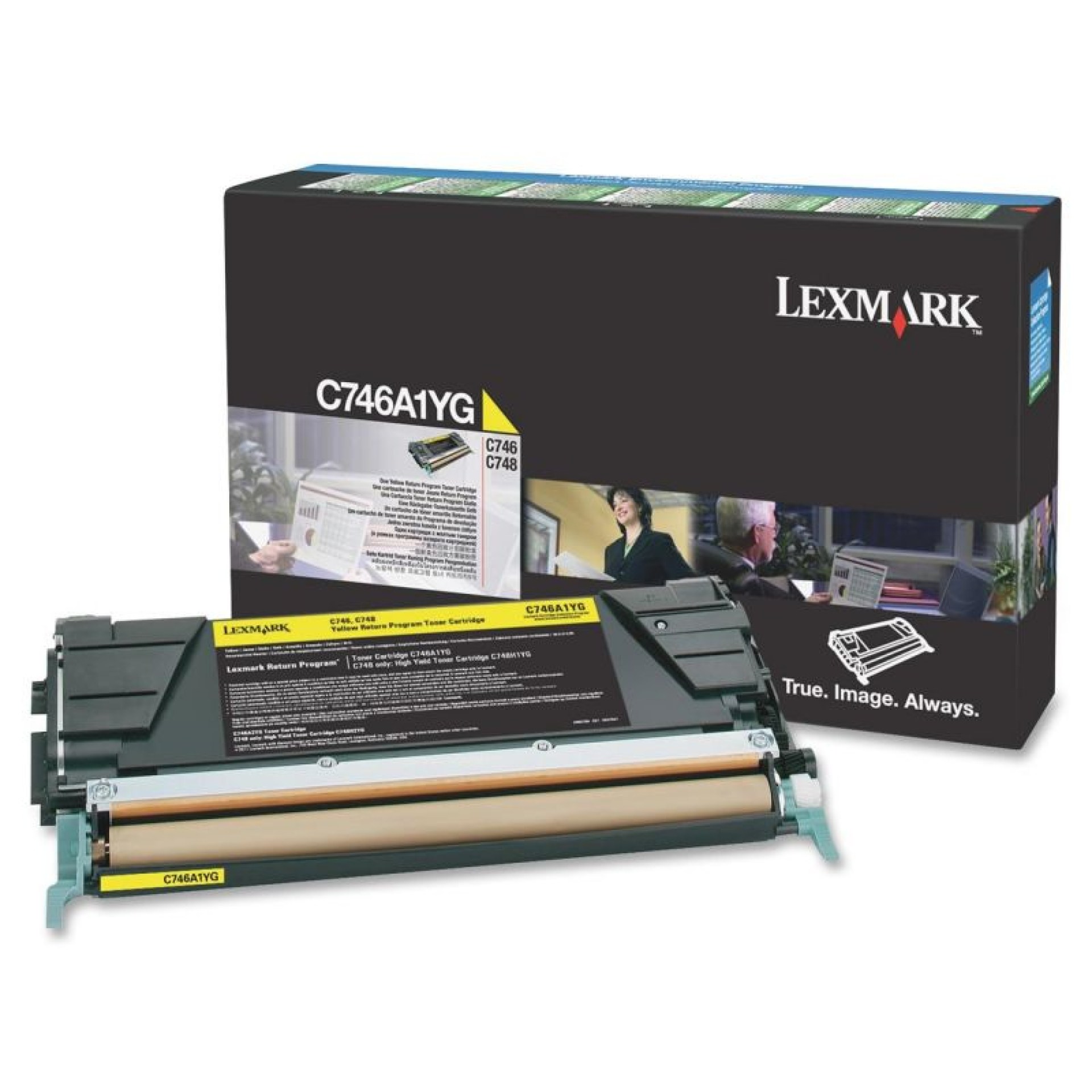 Cartucho tóner LEXMARK – 7000 páginas, Amarillo, Laser, Negro