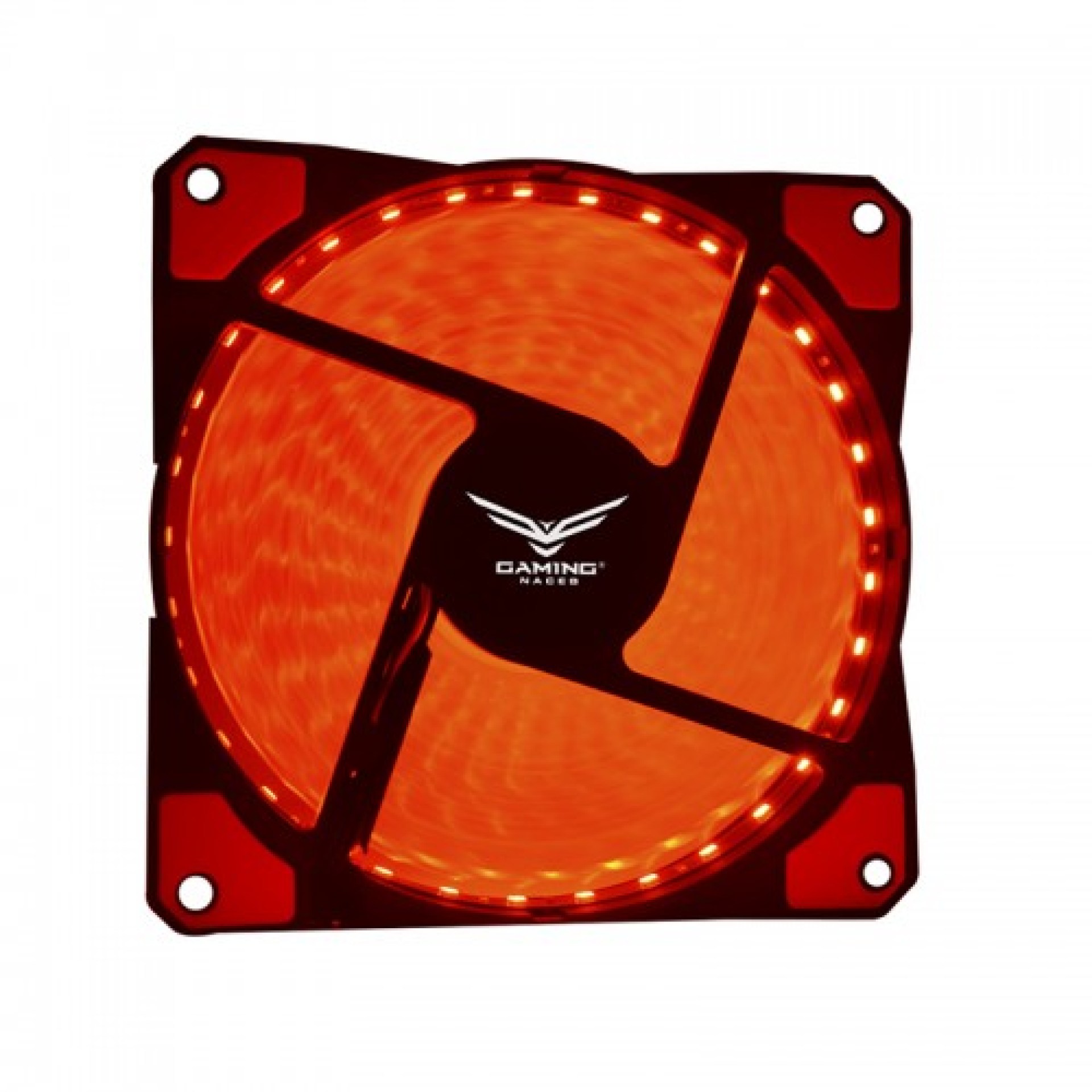 Ventilador para Gabinete Naceb Technology NA-0919R – Negro/Rojo, 100 g, Ventilador, 1200 RPM