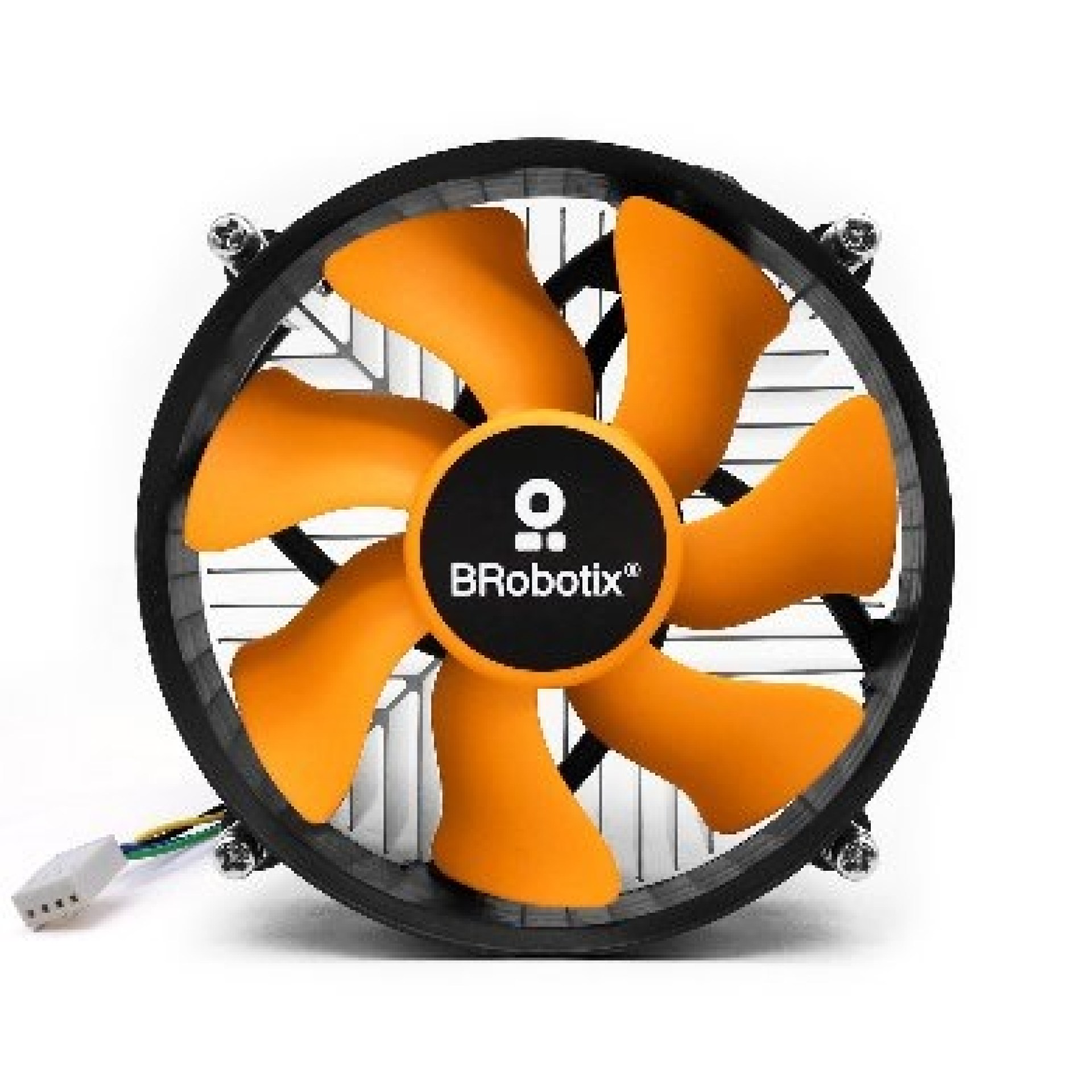 Ventilador CPU – Procesador LGA 1150/1151/1155/1156/1200, 115X   Intel Core i3/i5, i7, 4 Pines, 963005 BROBOTIX